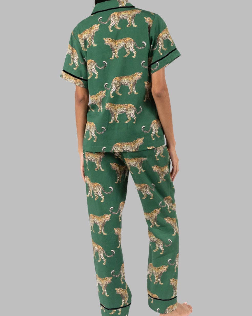 Emerald Cheetah Pajamas