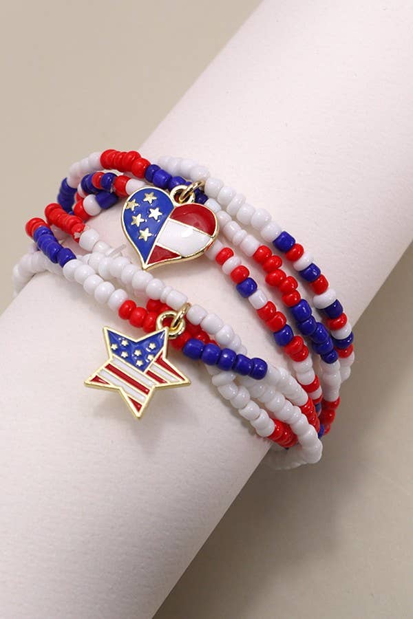 Beaded & Star Stack