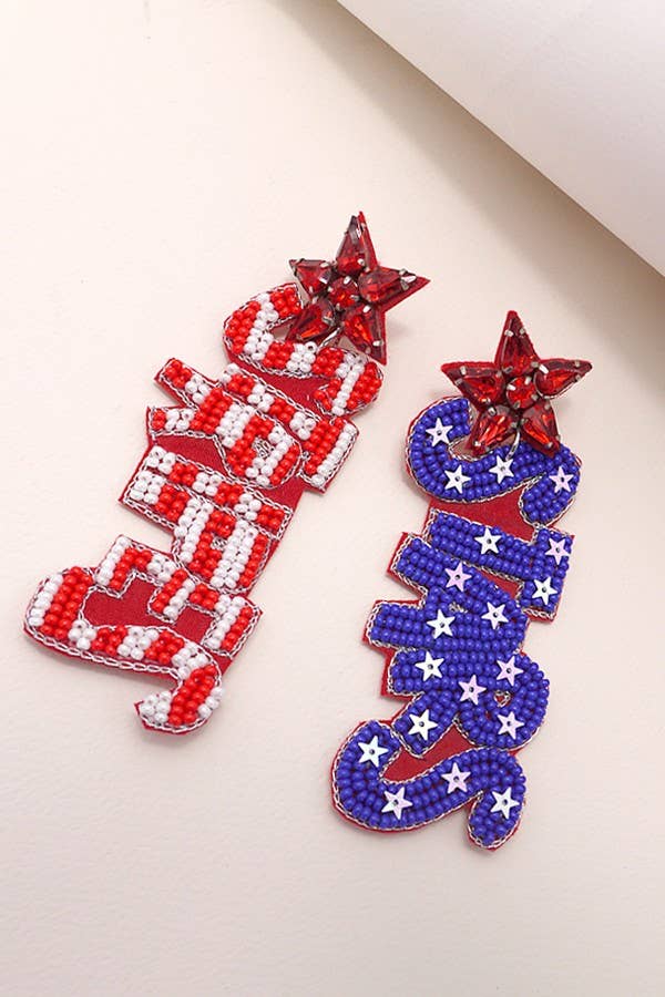 Stars & Stripes Earring