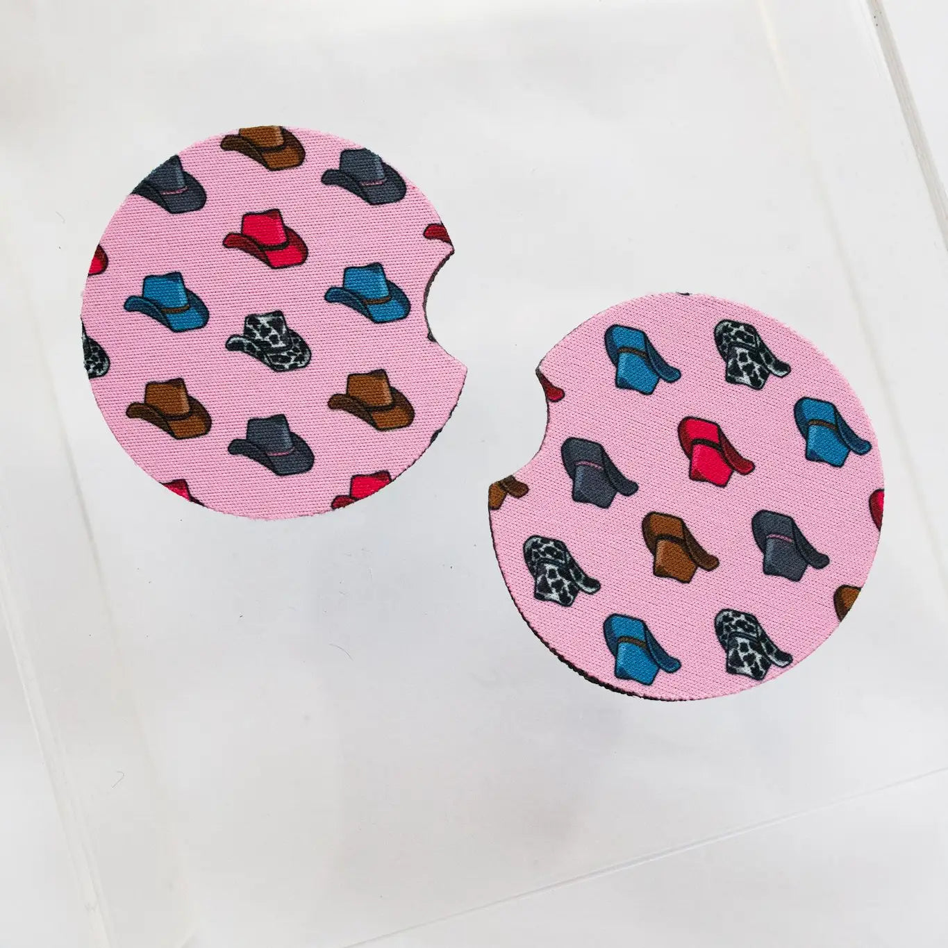 Cowgirl Car Coasters