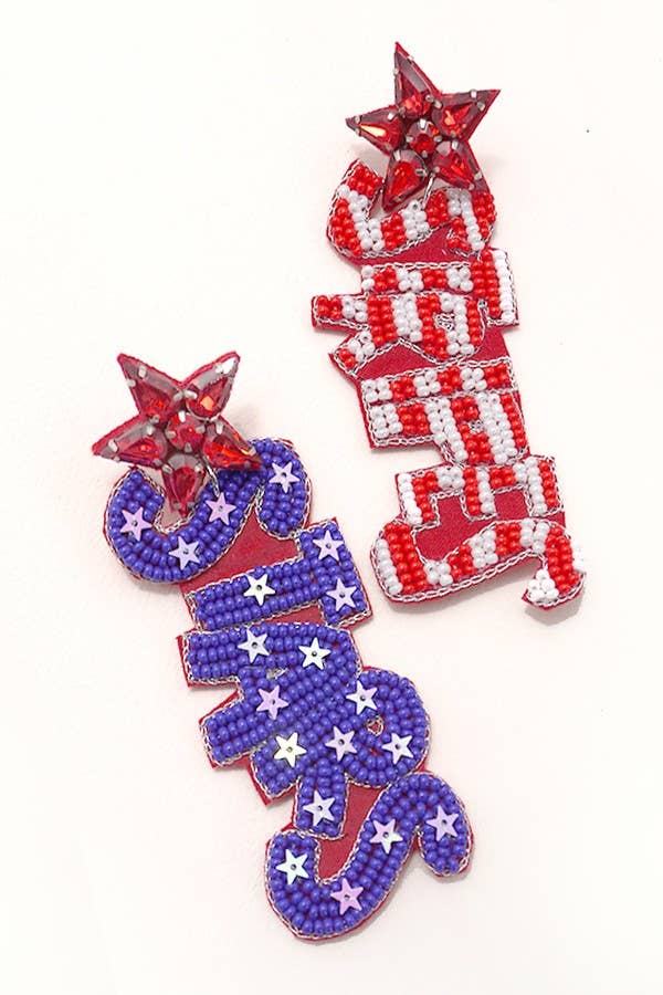Stars & Stripes Earring