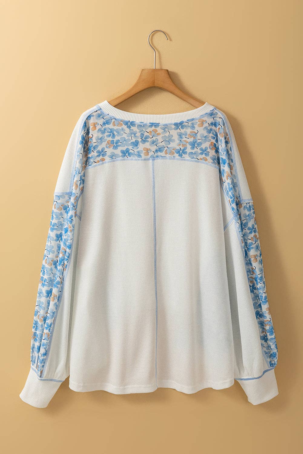 Sky Frost Floral Blouse
