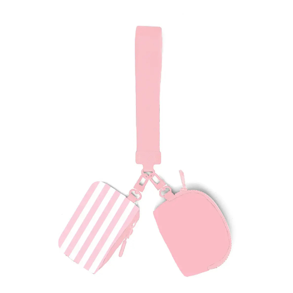 Pink Stripe Dual Pouch