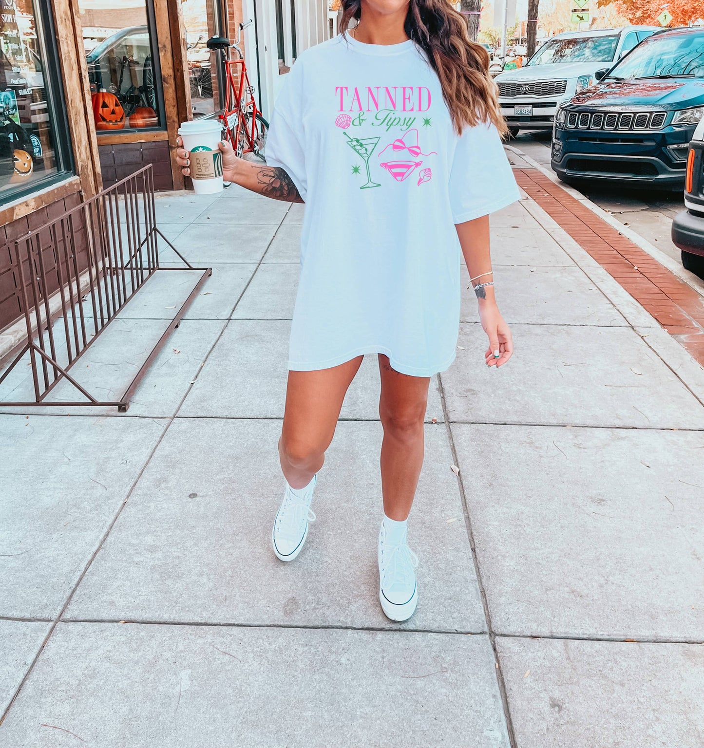 Tanned & Tipsy Tee