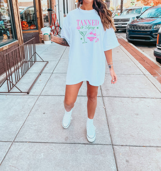 Tanned & Tipsy Tee