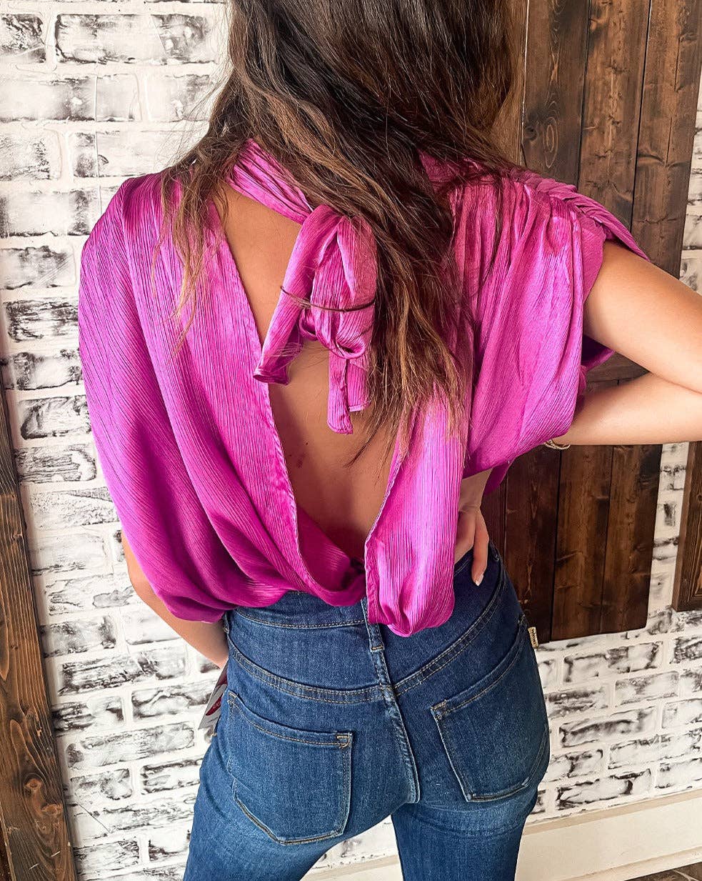 Magenta Rush Blouse