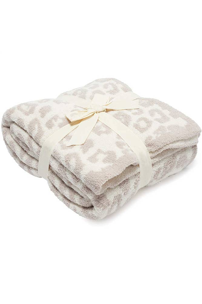 Leopard Plush Baby Blanket