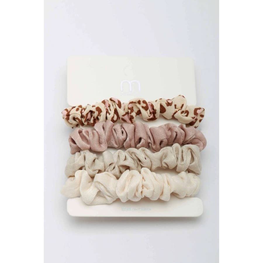Multi Colored Scrunchie Set