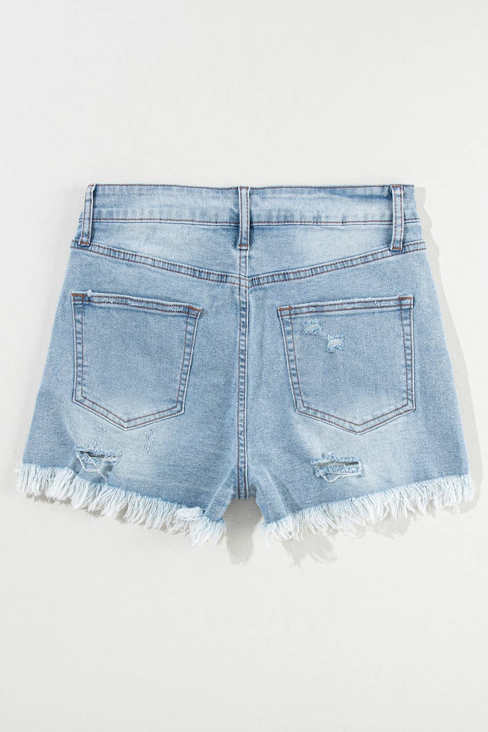 Distressed Jean Shorts