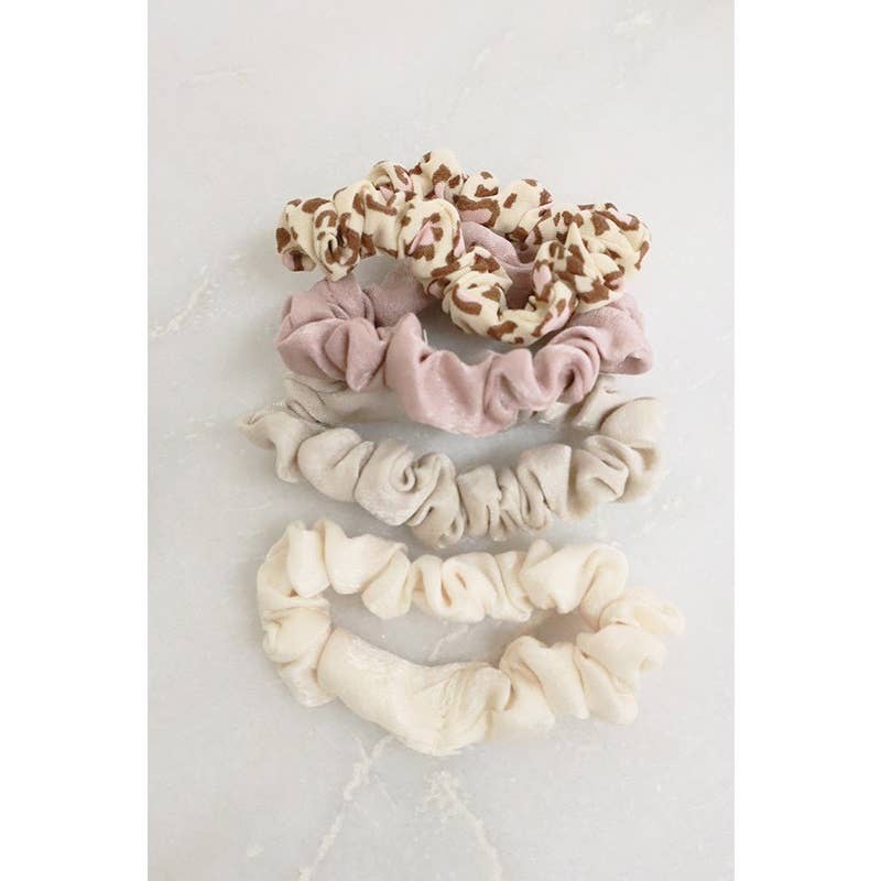 Multi Colored Scrunchie Set