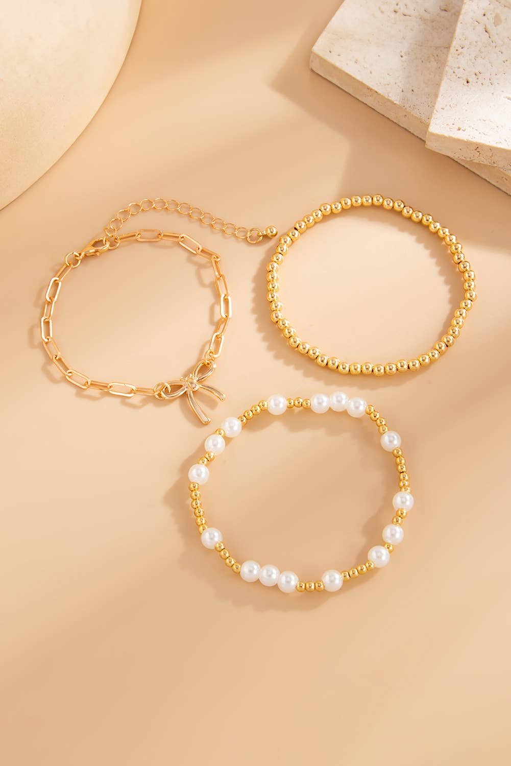 Bow Babe Pearl Bracelet