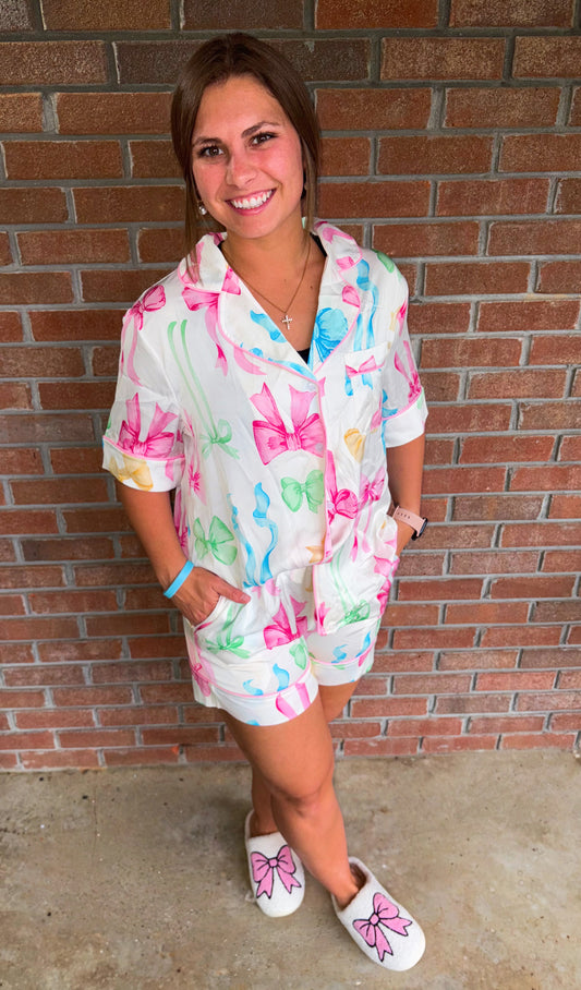 Bow Tie Comfort Pajamas