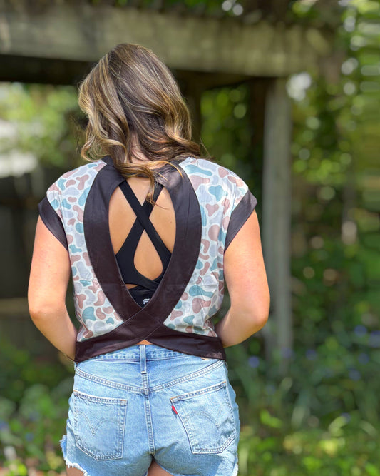 Camo Cross-Back