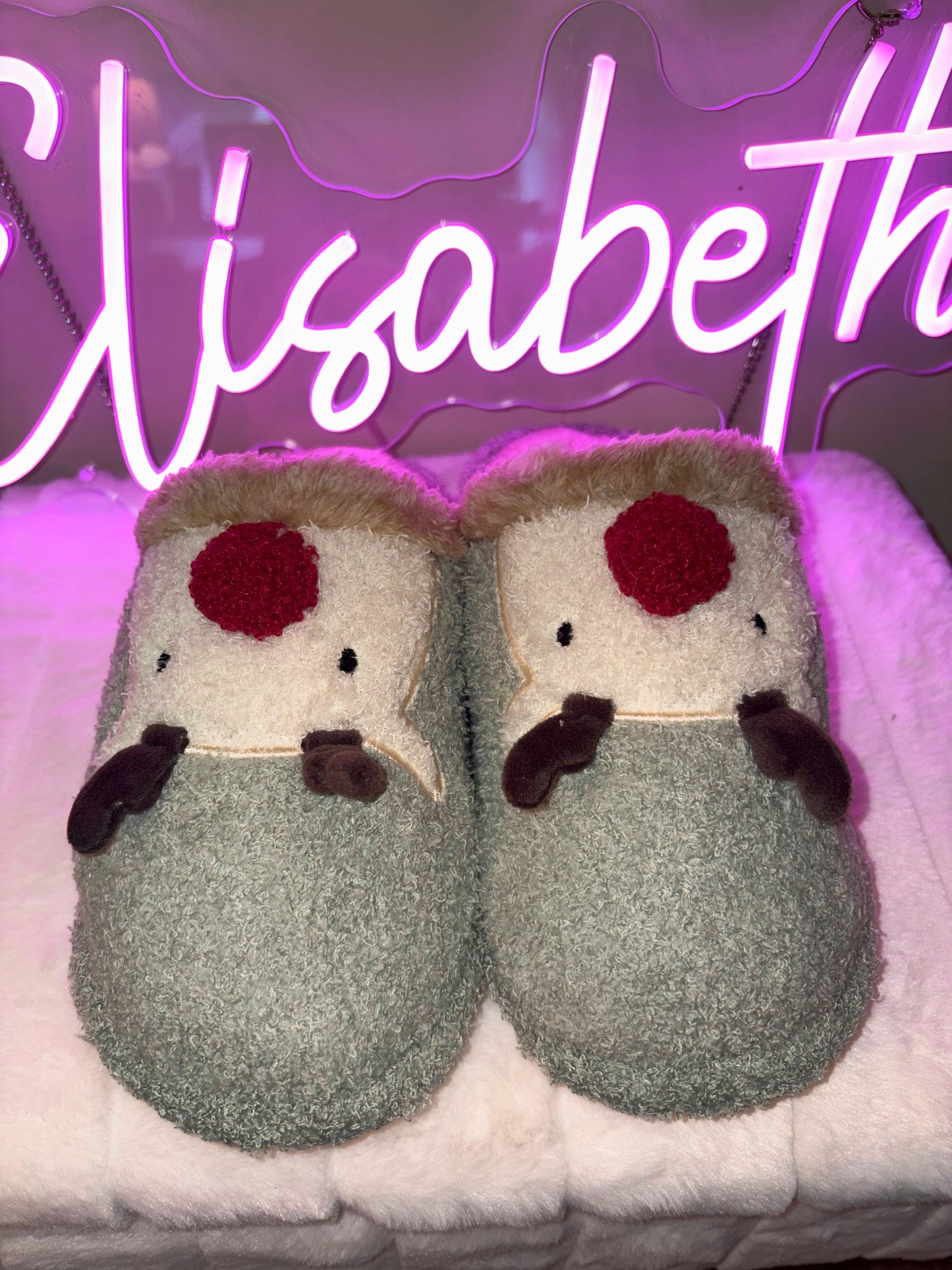 Reindeer Slippers