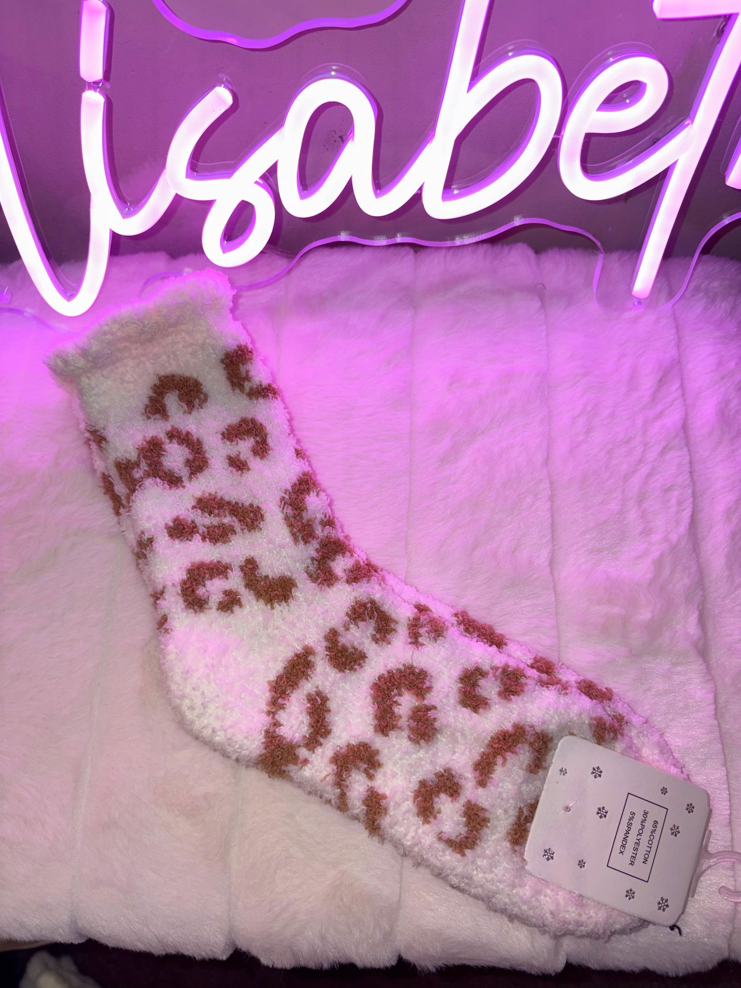 Leopard Luxe Socks