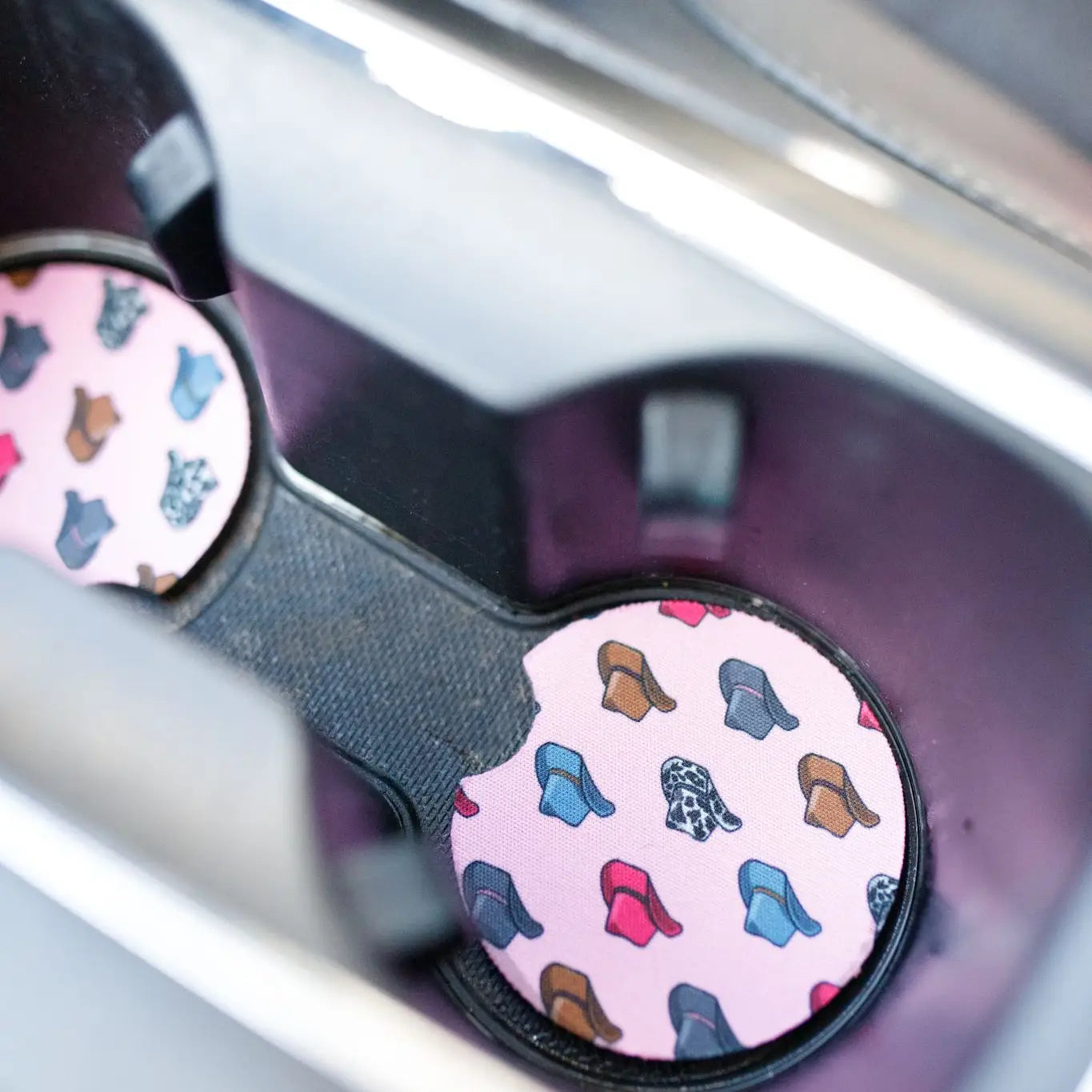 Cowgirl Car Coasters