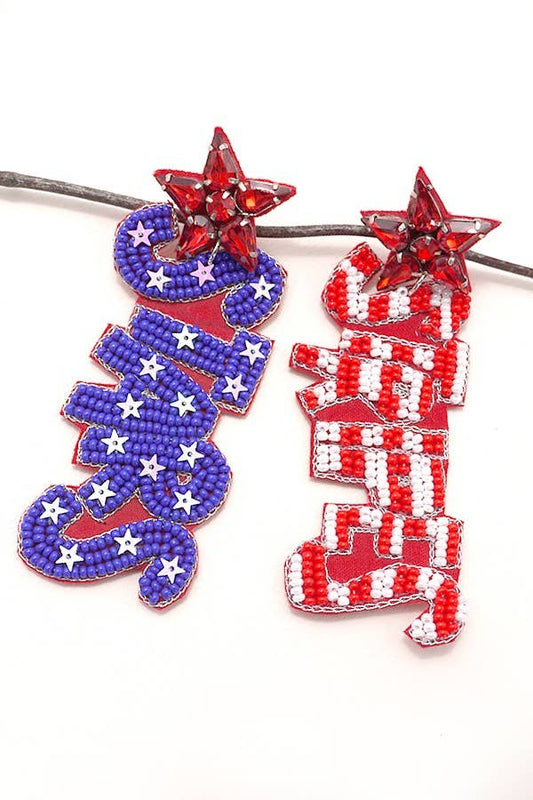 Stars & Stripes Earring