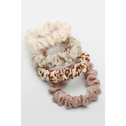 Multi Colored Scrunchie Set