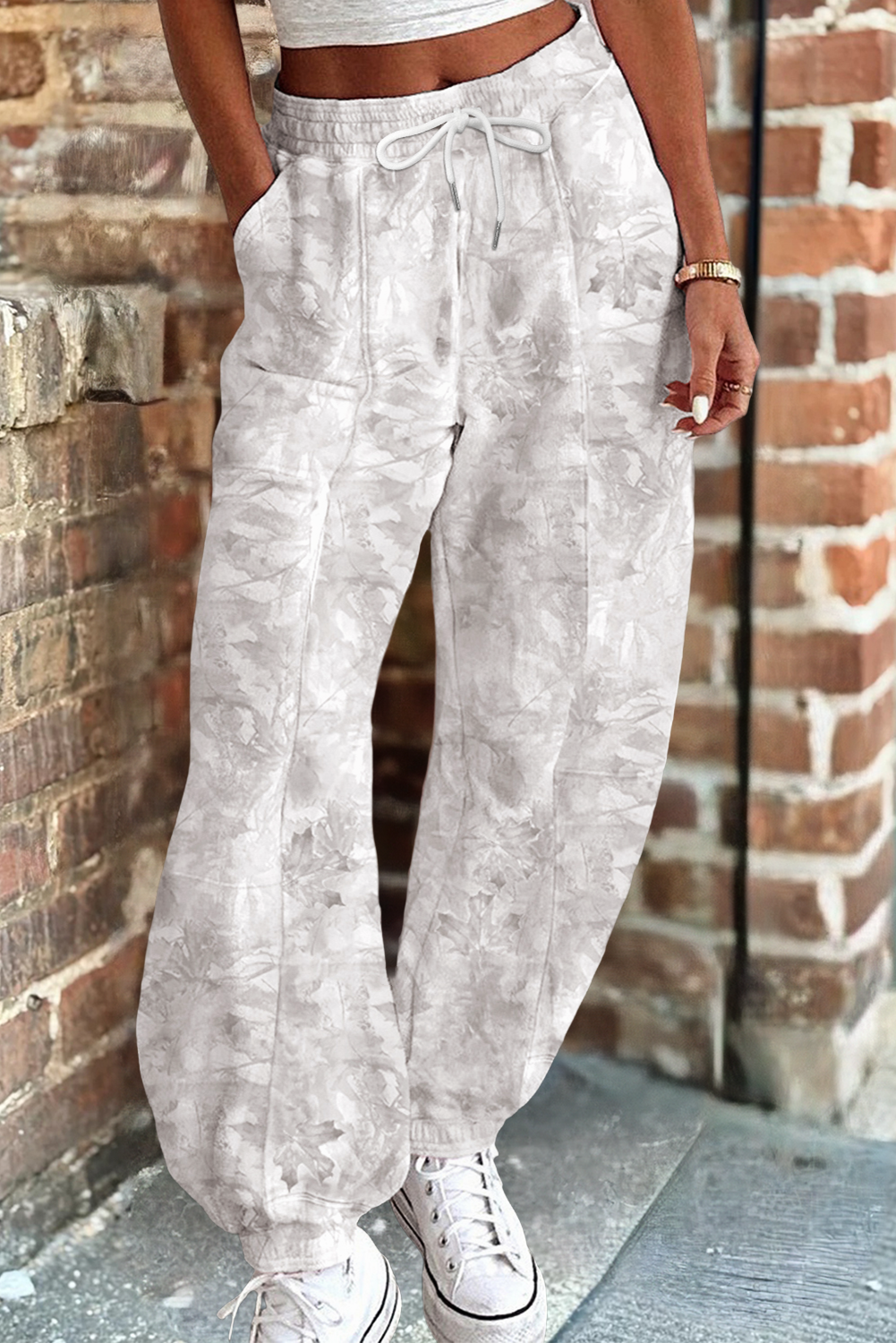 Washed Woodland Joggers